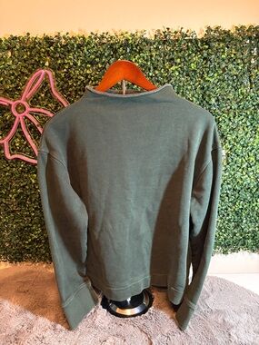 Madewell Olive Green Crewneck Sweatshirt Size Small